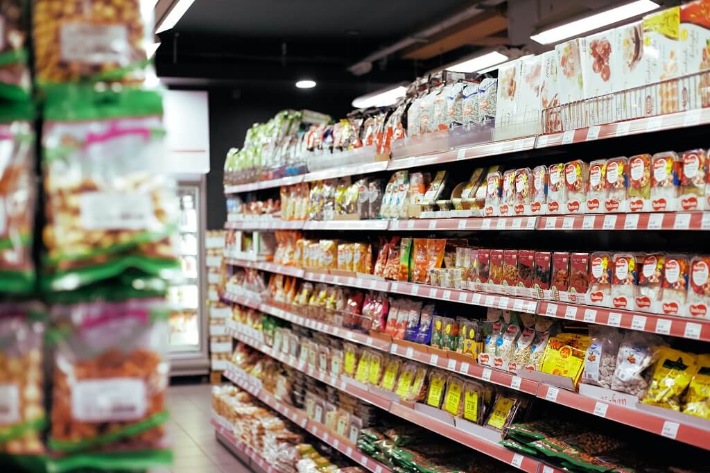 Supermarket aisle