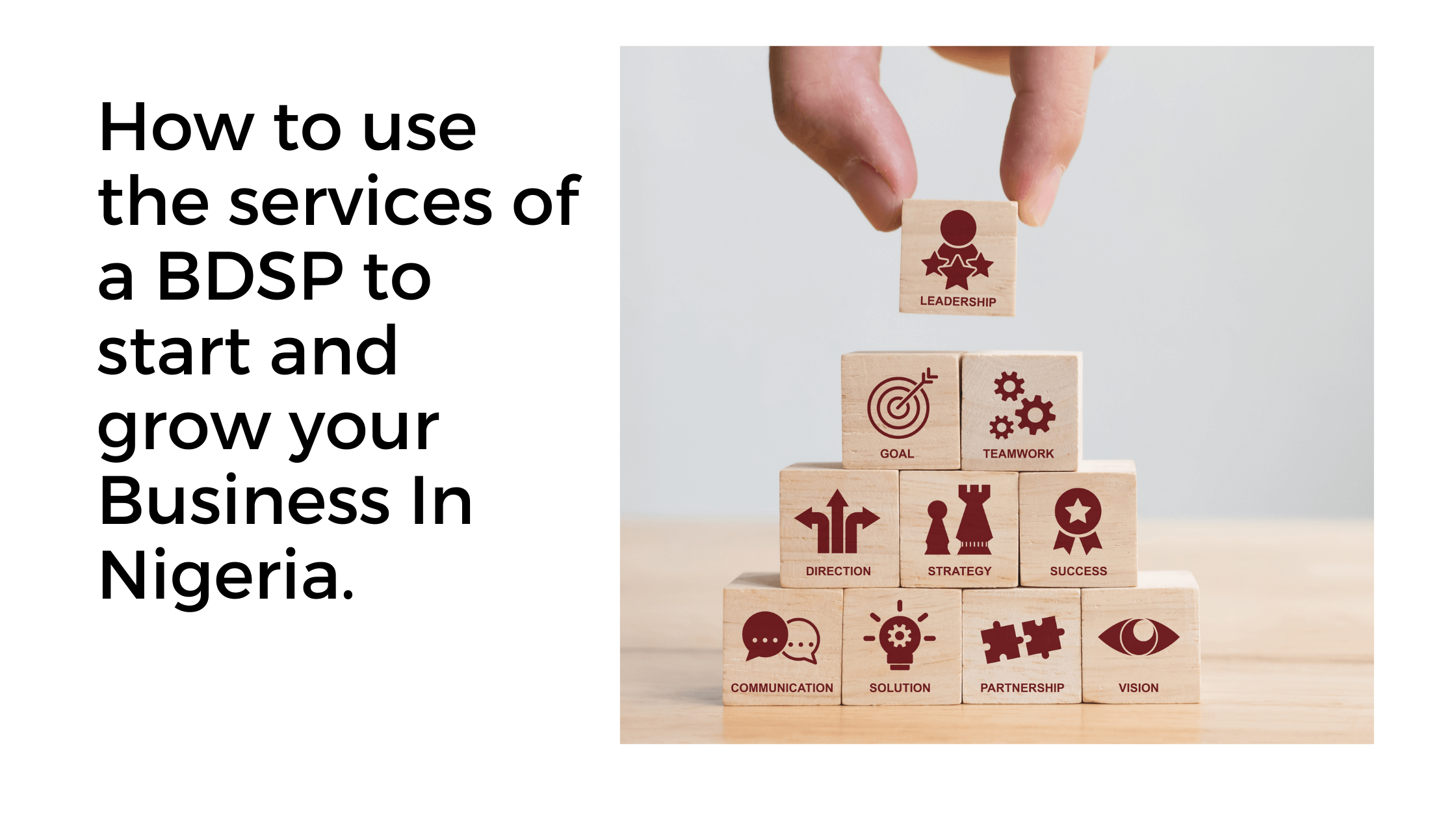 Read more about the article How to use the services of a BDSP to start and grow your business in Nigeria
